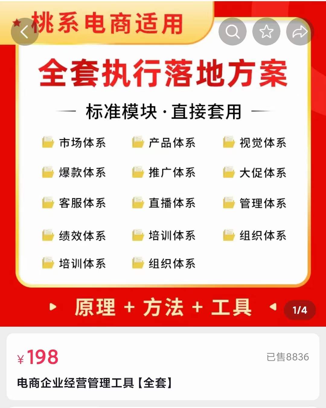 外面卖198·电商企业经营管理工具：全套执行落地方案 标准模块·直接套用汇创项目库-网创项目资源站-副业项目-创业项目-搞钱项目汇创项目库