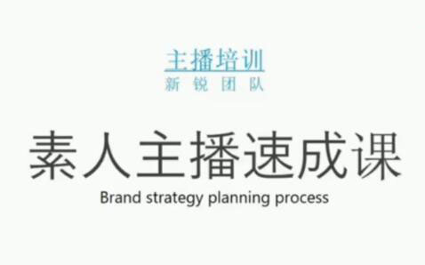 素人主播两天养成计划,月销千万的直播间脚本手把手教学落地汇创项目库-网创项目资源站-副业项目-创业项目-搞钱项目汇创项目库