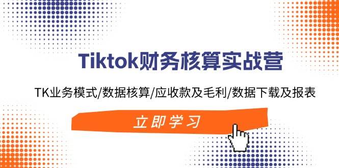 Tiktok财务核算实战营：TK业务模式/数据核算/应收款及毛利/数据下载及报表汇创项目库-网创项目资源站-副业项目-创业项目-搞钱项目汇创项目库